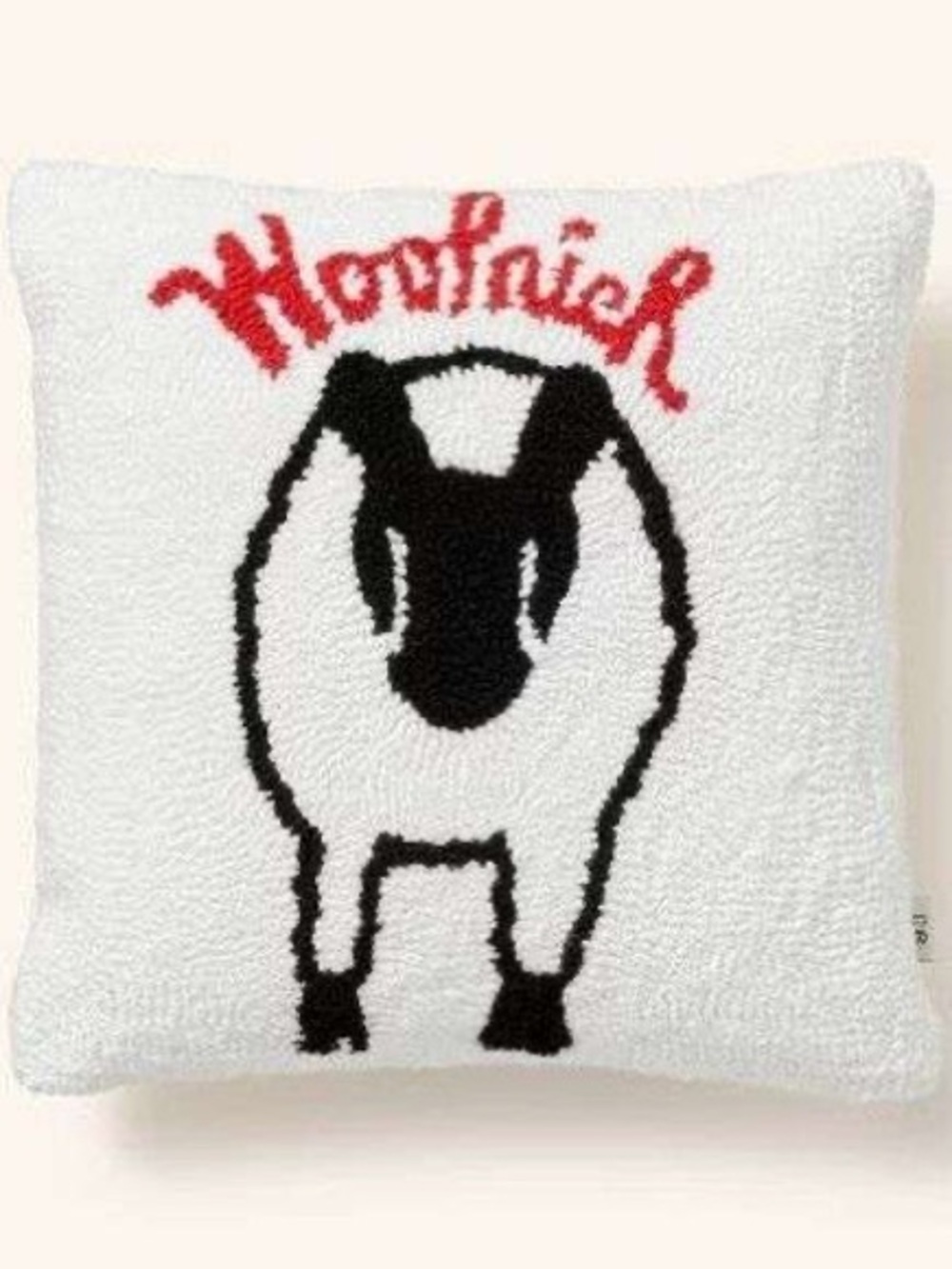 NEW Woolrich x Target White/Black Sheep 14” Pillow